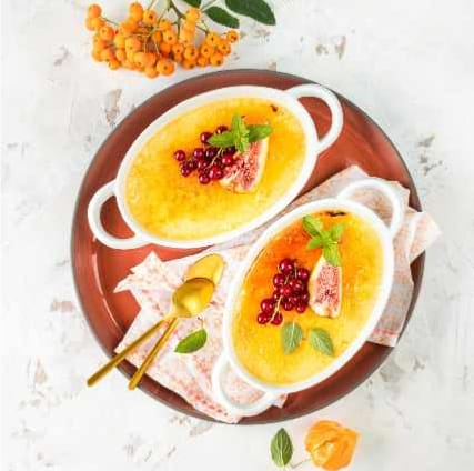 Vanilla Bean Crème Brûlée-tablet