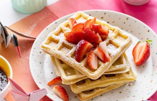 Waffle with Berries-mobile